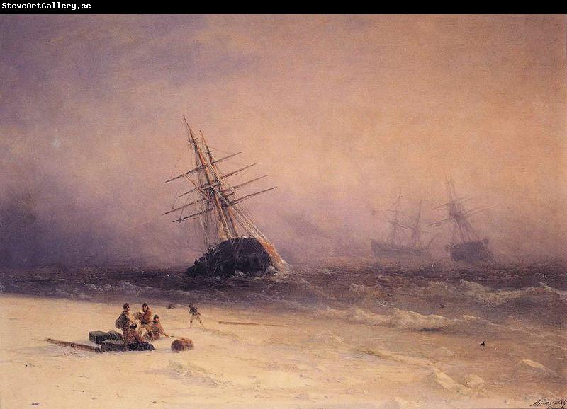 Ivan Aivazovsky Shipwreck on the Black Sea